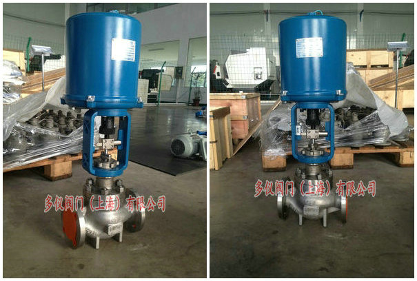 不銹鋼電子式電動單座調(diào)節(jié)閥圖片